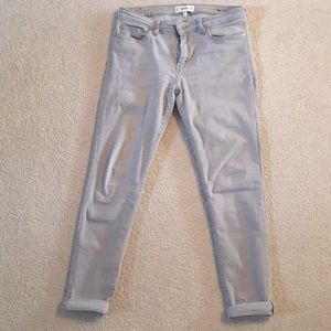 Mango Olivia light grey skinny jeans